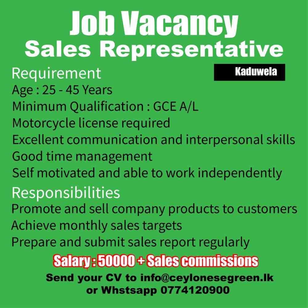 Sales representative
