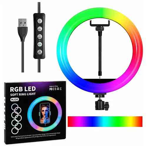 RGB Led ring light with stand