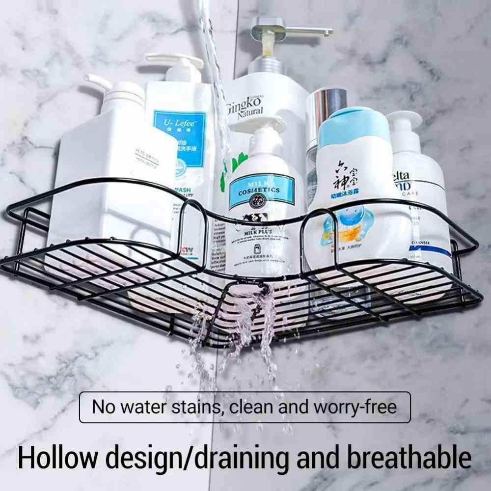 Stainless steel bathroom corner shelf