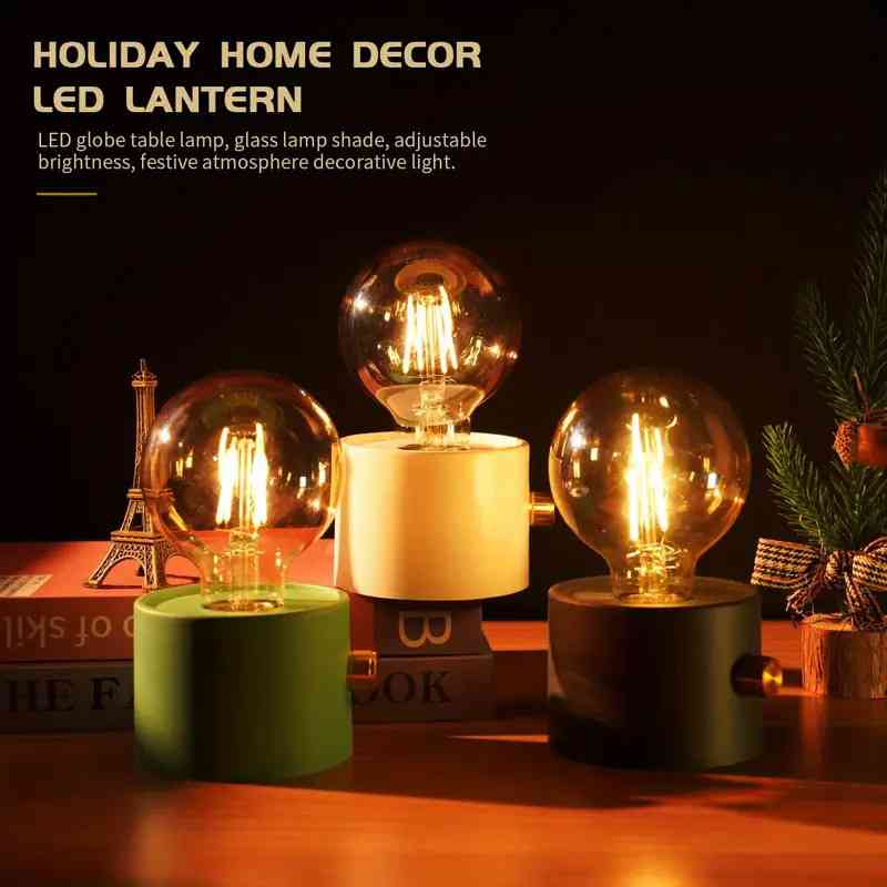 Rechargeable retro led night light