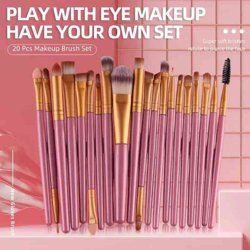 20 Pcs makeup brush set