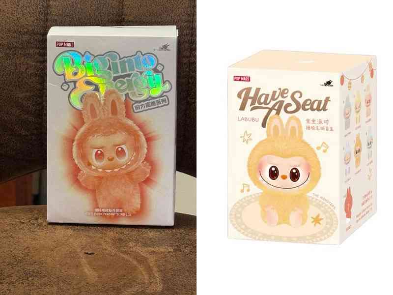 Labubu vinyl plush doll