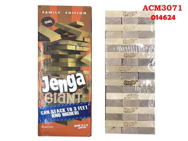 Jenga giant hardwood game