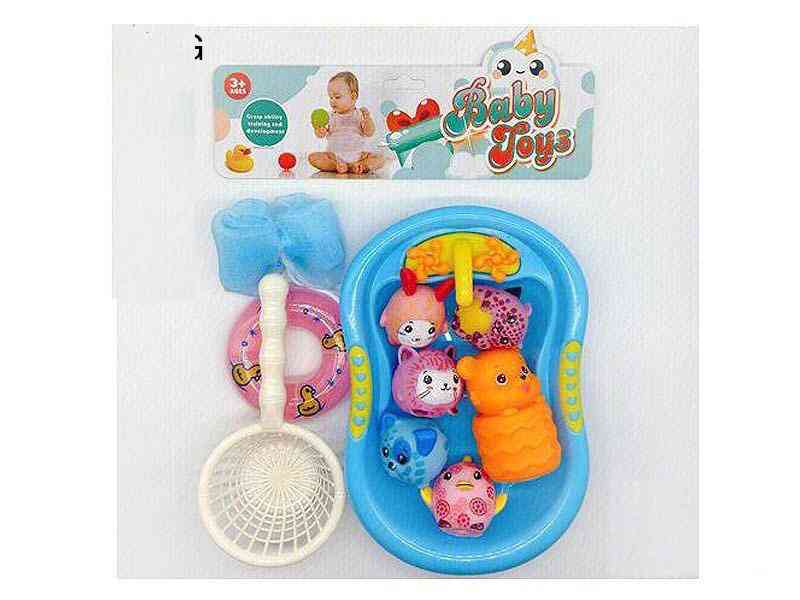 Kids bath tub toy set