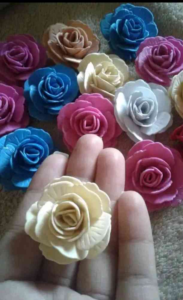 Foam sheet rose flowers