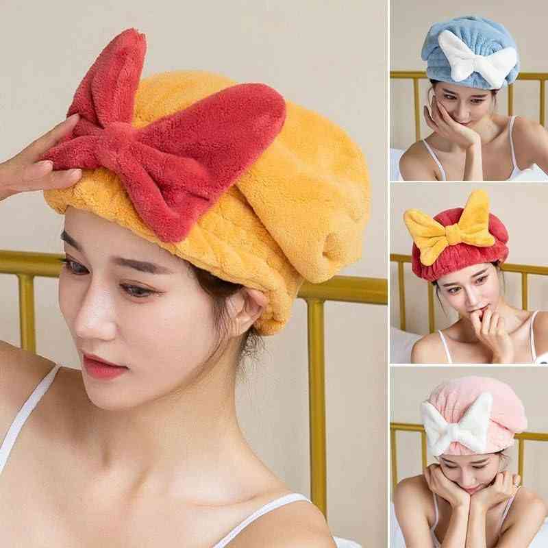 Water absorbent shower cap