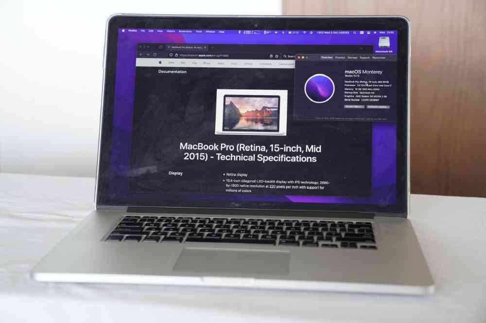 Macbook pro 15'inch