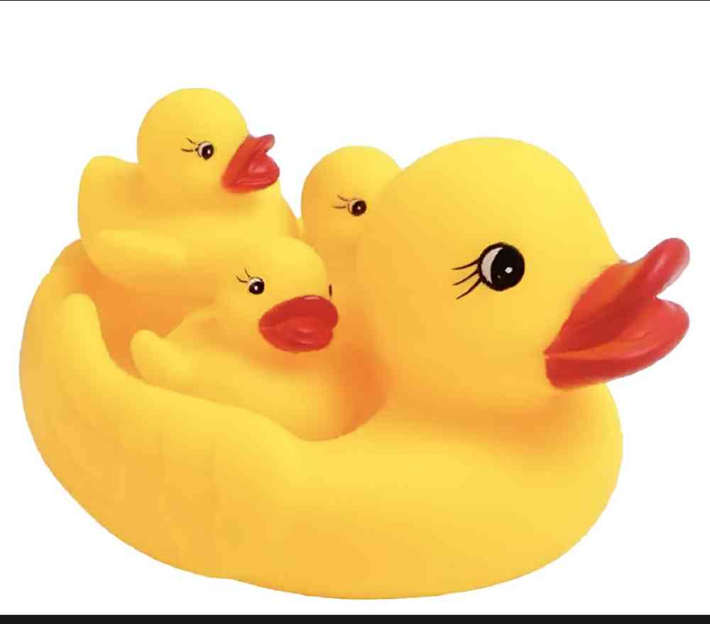 Cute rubber duck family
