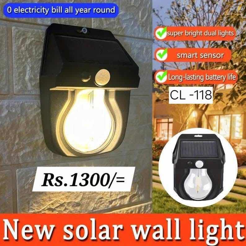 Solar sensor lights