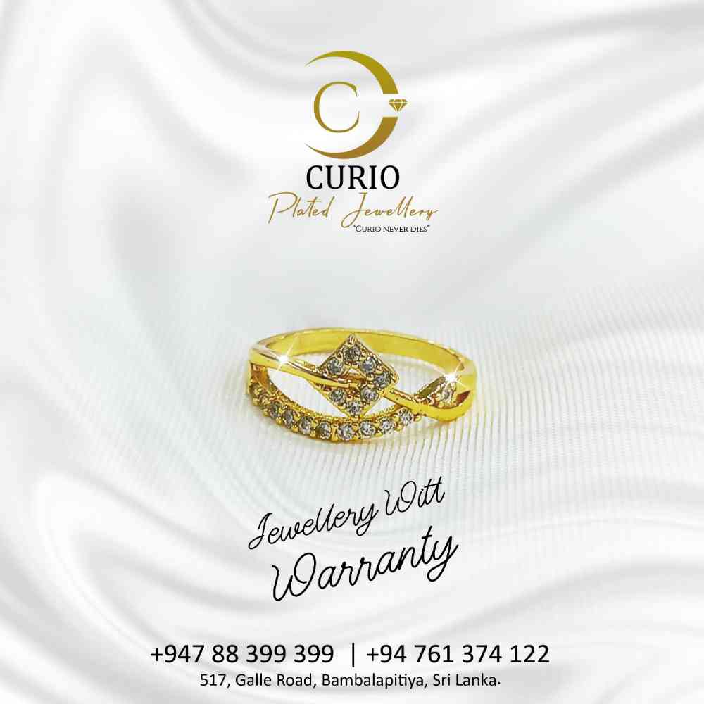 Gold plated ring jewellery