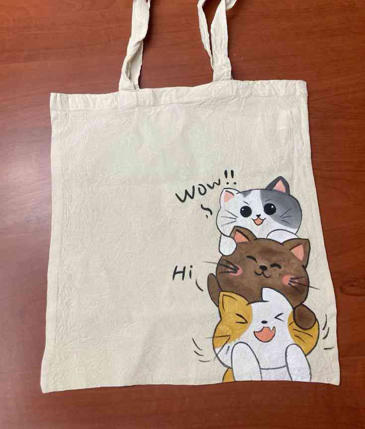 Tote bags pencil cases and pillow cases