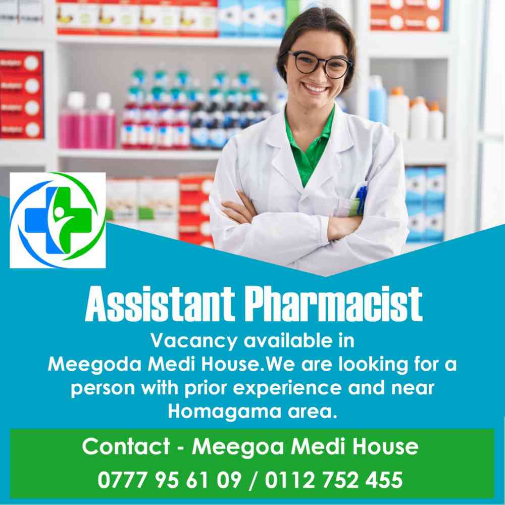 Vacancy for assistant pharmacist
