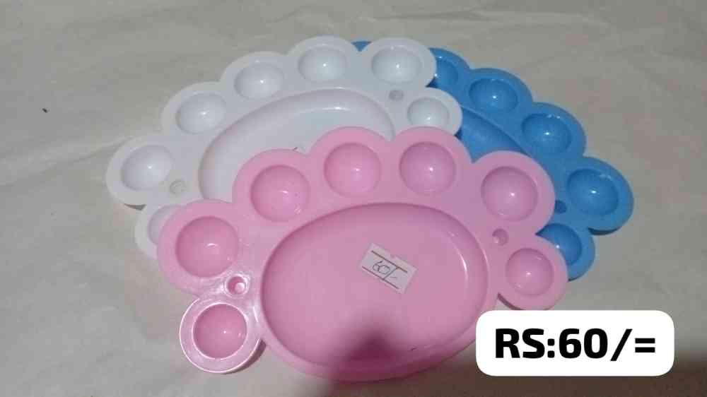 Art worke coler plastic plate