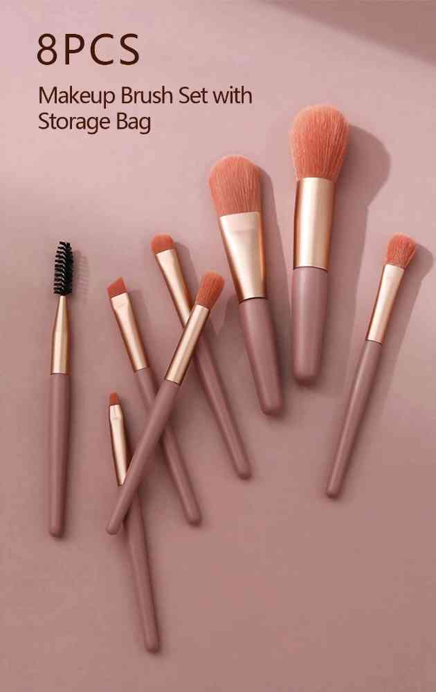 8 Pcs make brush set