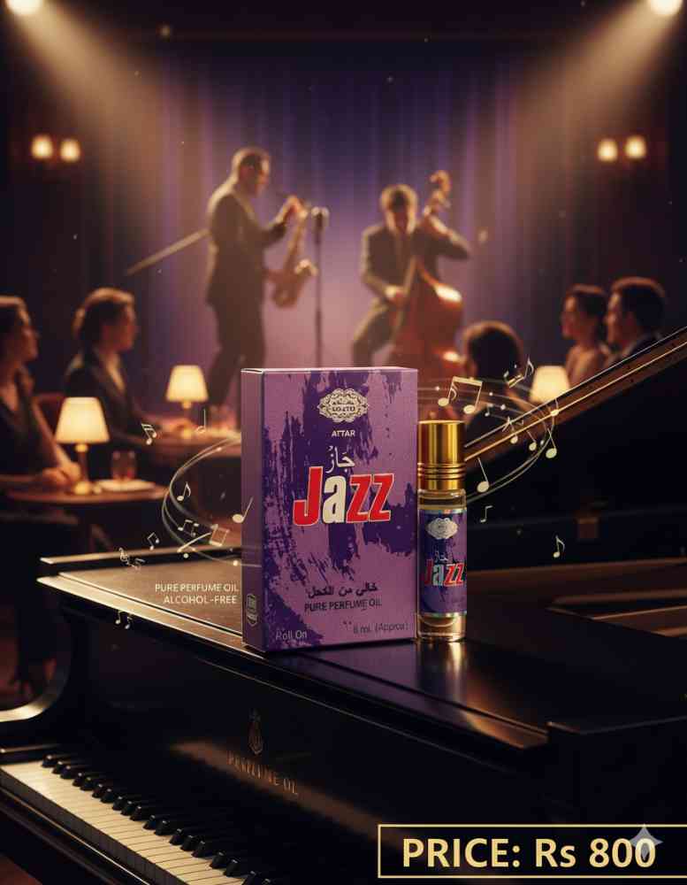 Attar jazz roll on perfume oil 8ml