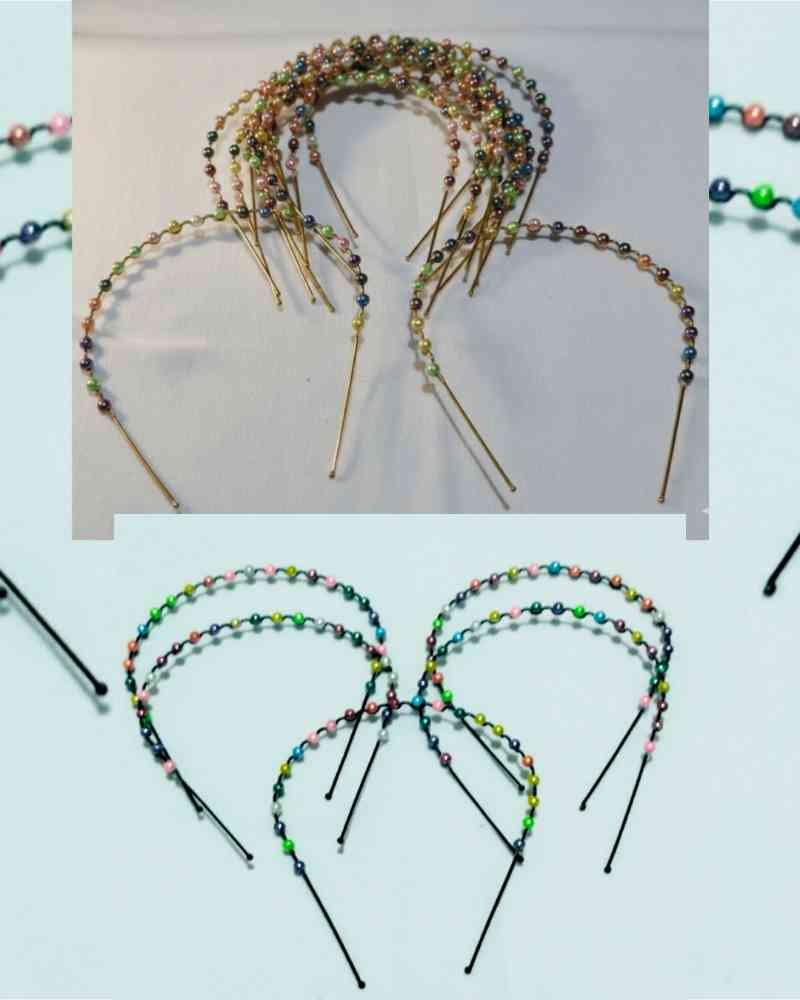 2 Pieces pearl hair bands