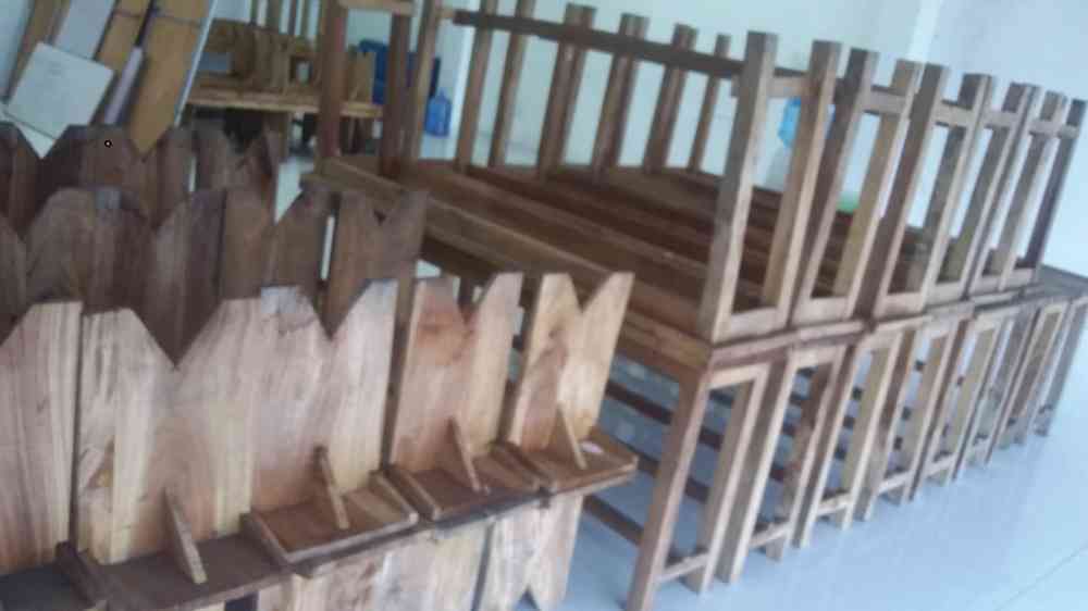 Desks and benches