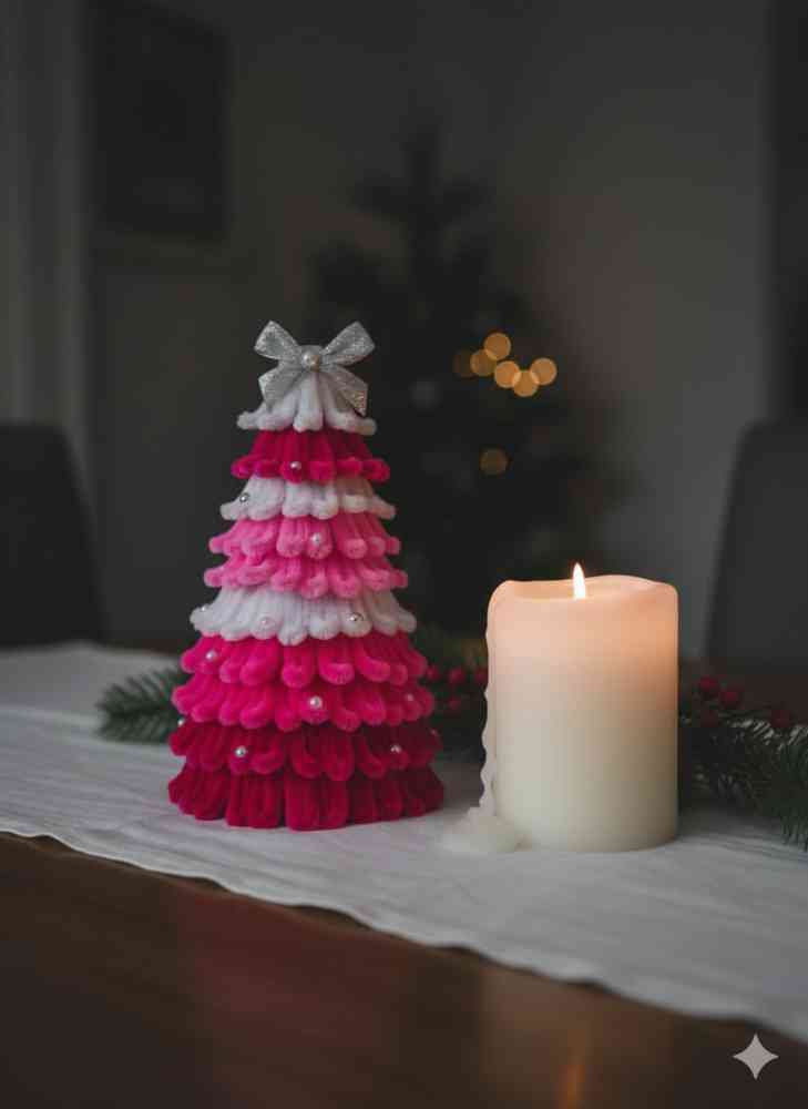 Pipe cleaners christmas tree