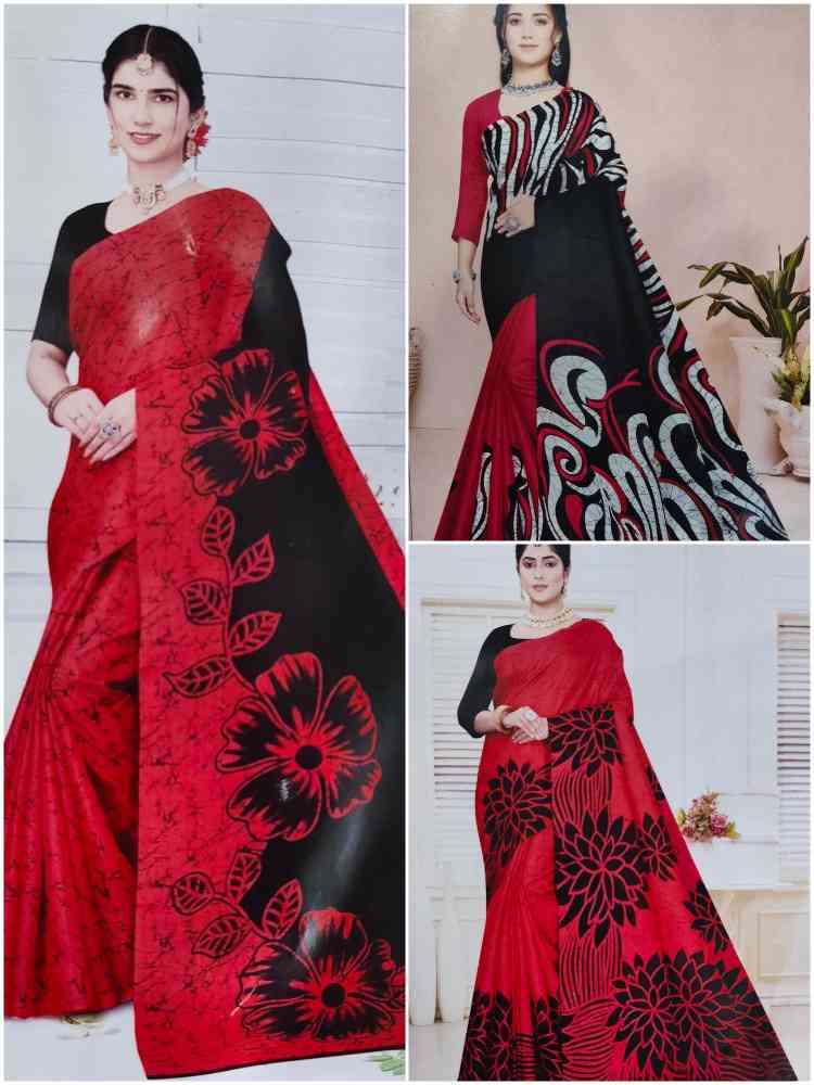 Linen saree
