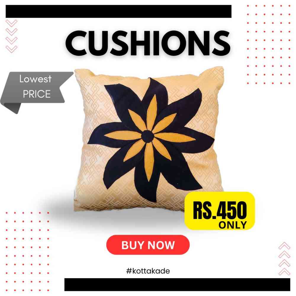 Removable cushion covers & pillows
