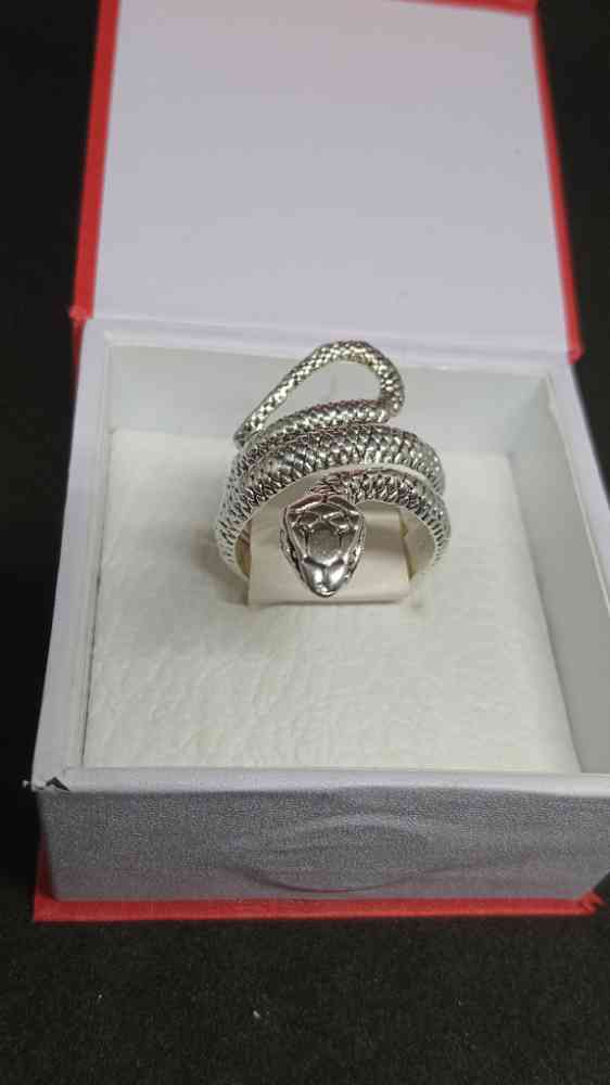 Silver snake rings