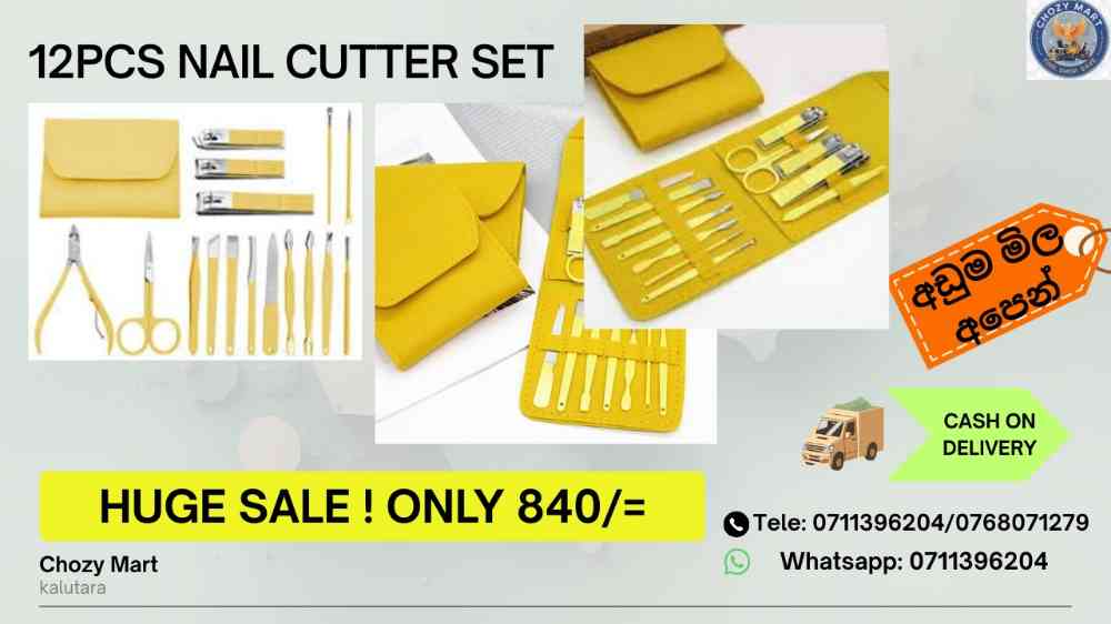 12Pcs nail cutter set