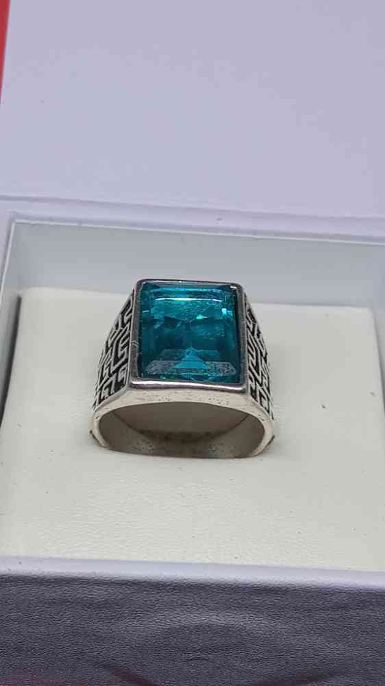 Silver plated ring