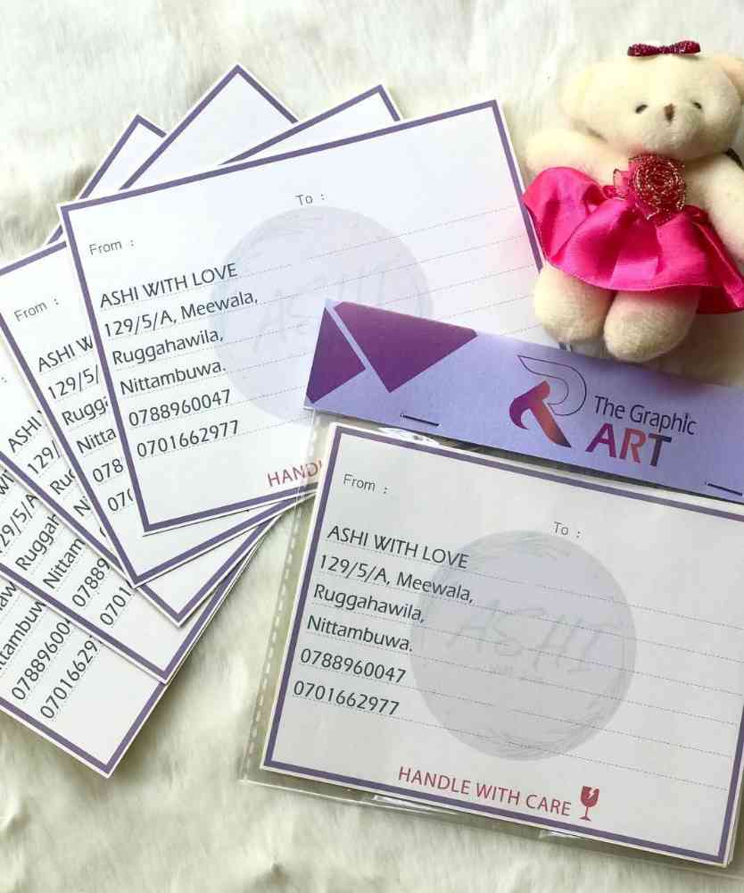 Address stickers