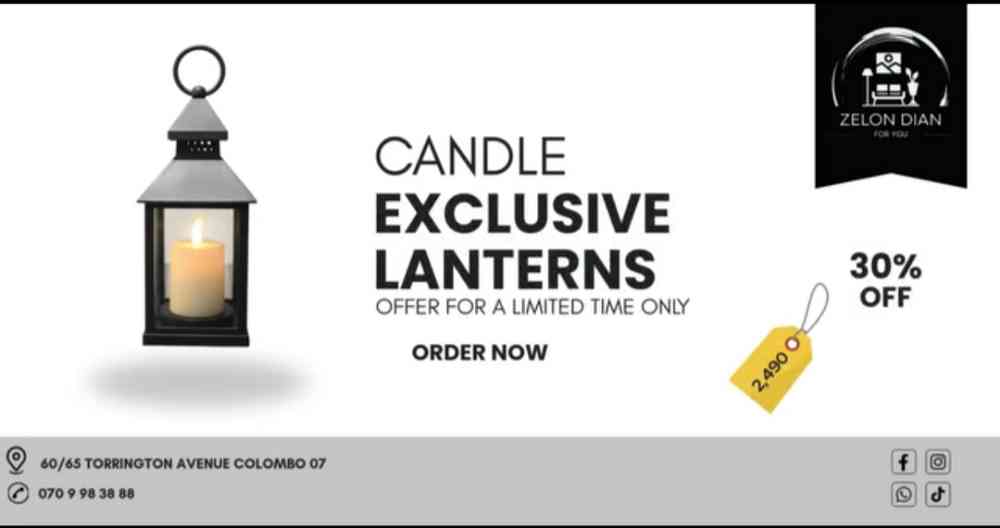 Exclusive candle lantern