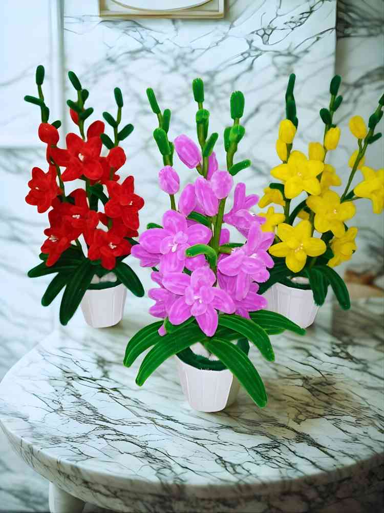 Orchid flower pot
