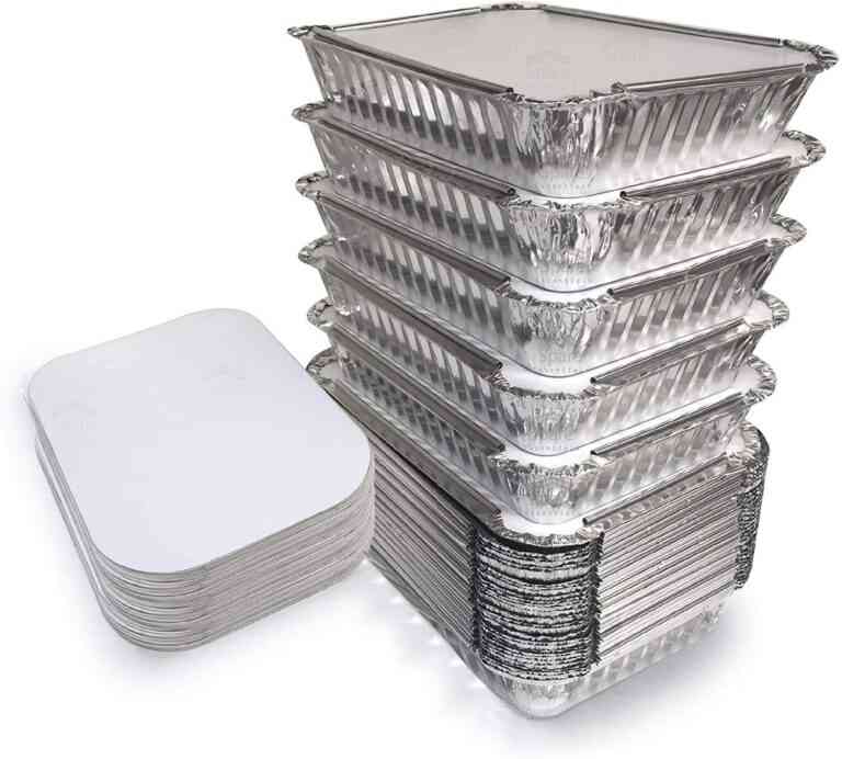 Aluminum foil food containers