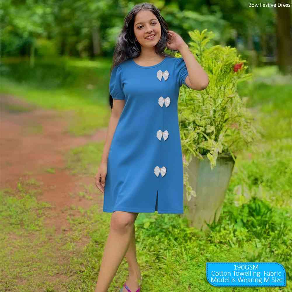 Bow festive dress