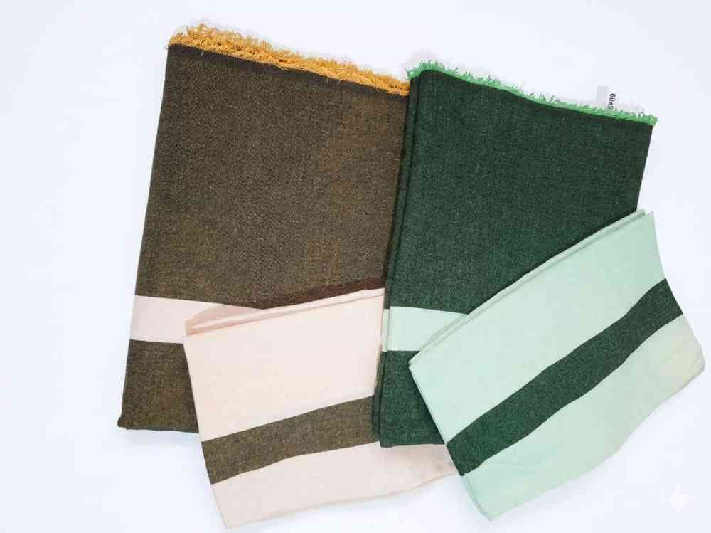 Handloom bed sheets and pillowcase