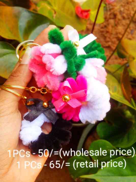 Cute handmade key tags
