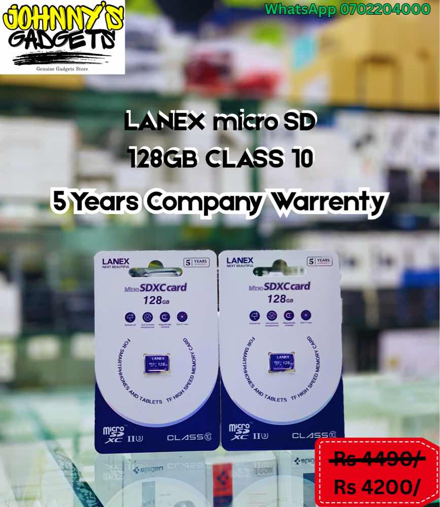 Lanex 128gb SD card