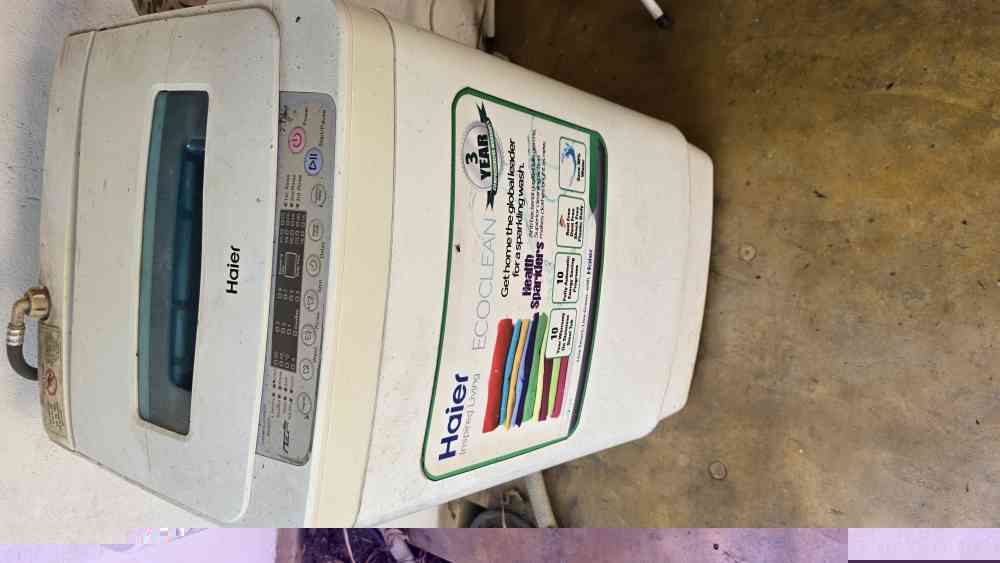 Haier top loading Washing Machine 230v