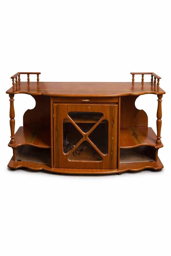 Wooden tv stand