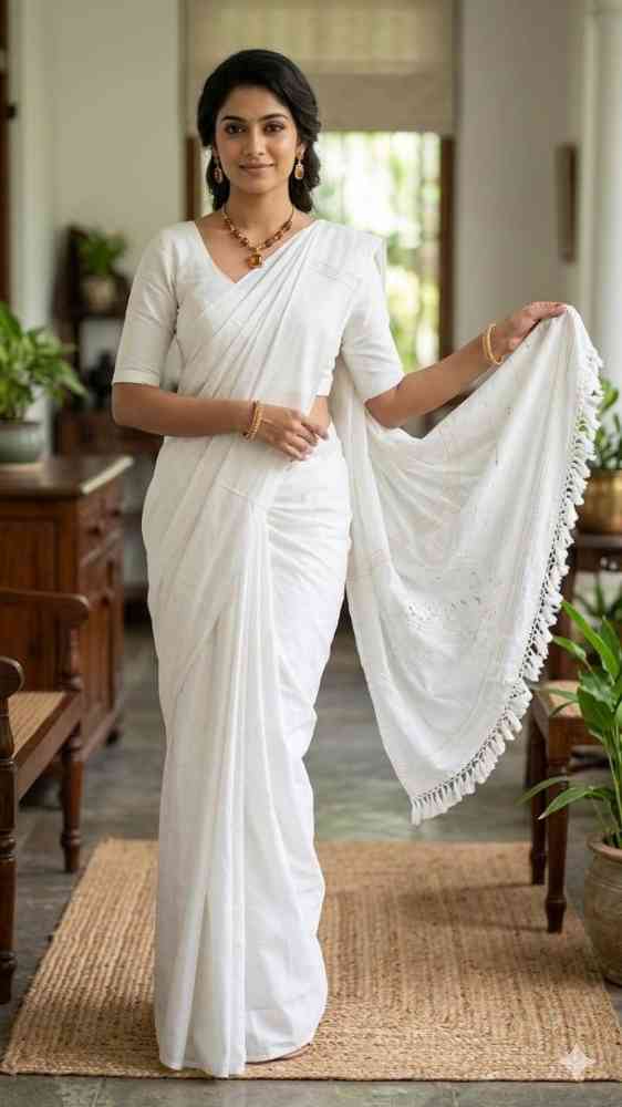 White saree