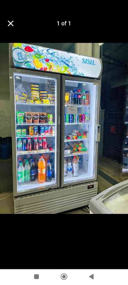 Sisil double door bottle cooler for sale