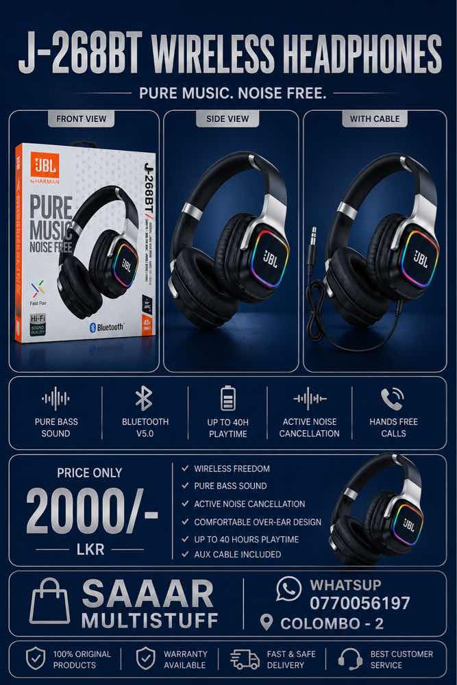 J-268BT Wireless headphones