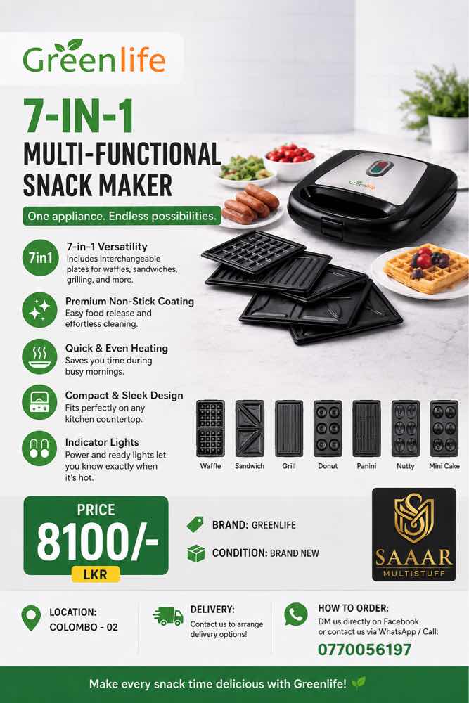 7-in-1 Multi-snack maker