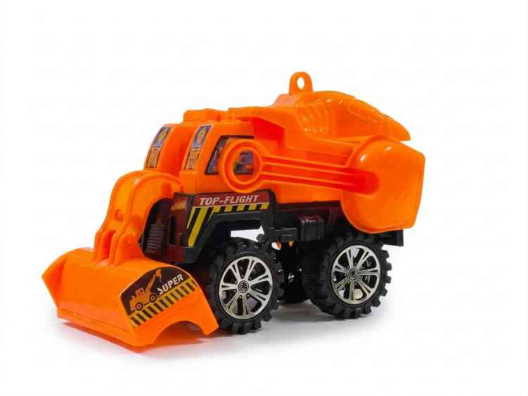 Dump truck with tool toy