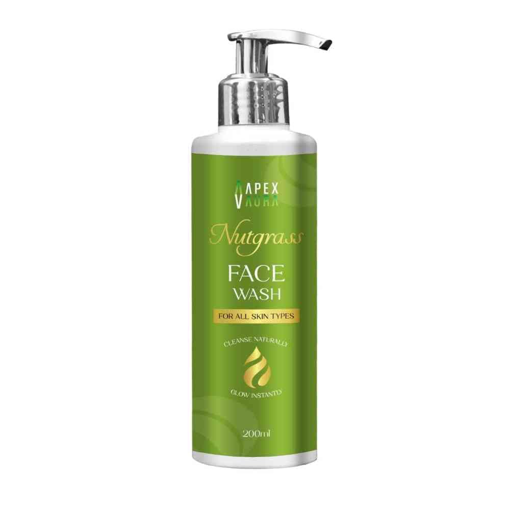 Apex aura nutgrass face wash