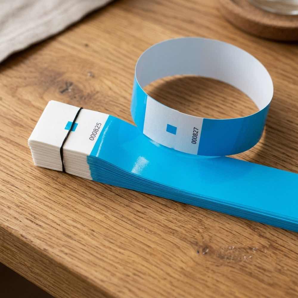Waterproof synthetic wristbands