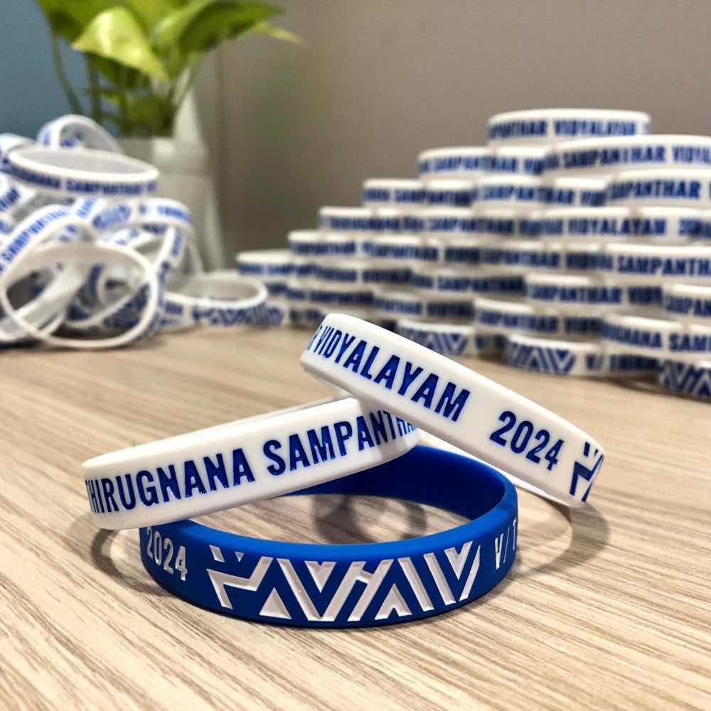 Custom silicone wristbands