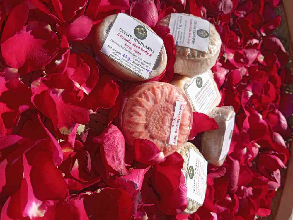 Handmade herbal soap