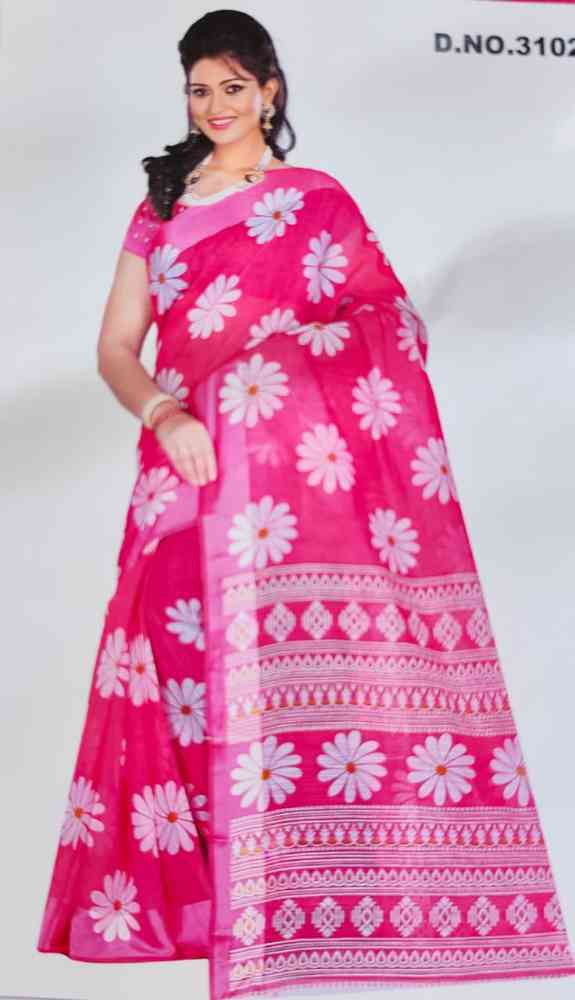 Floral saree
