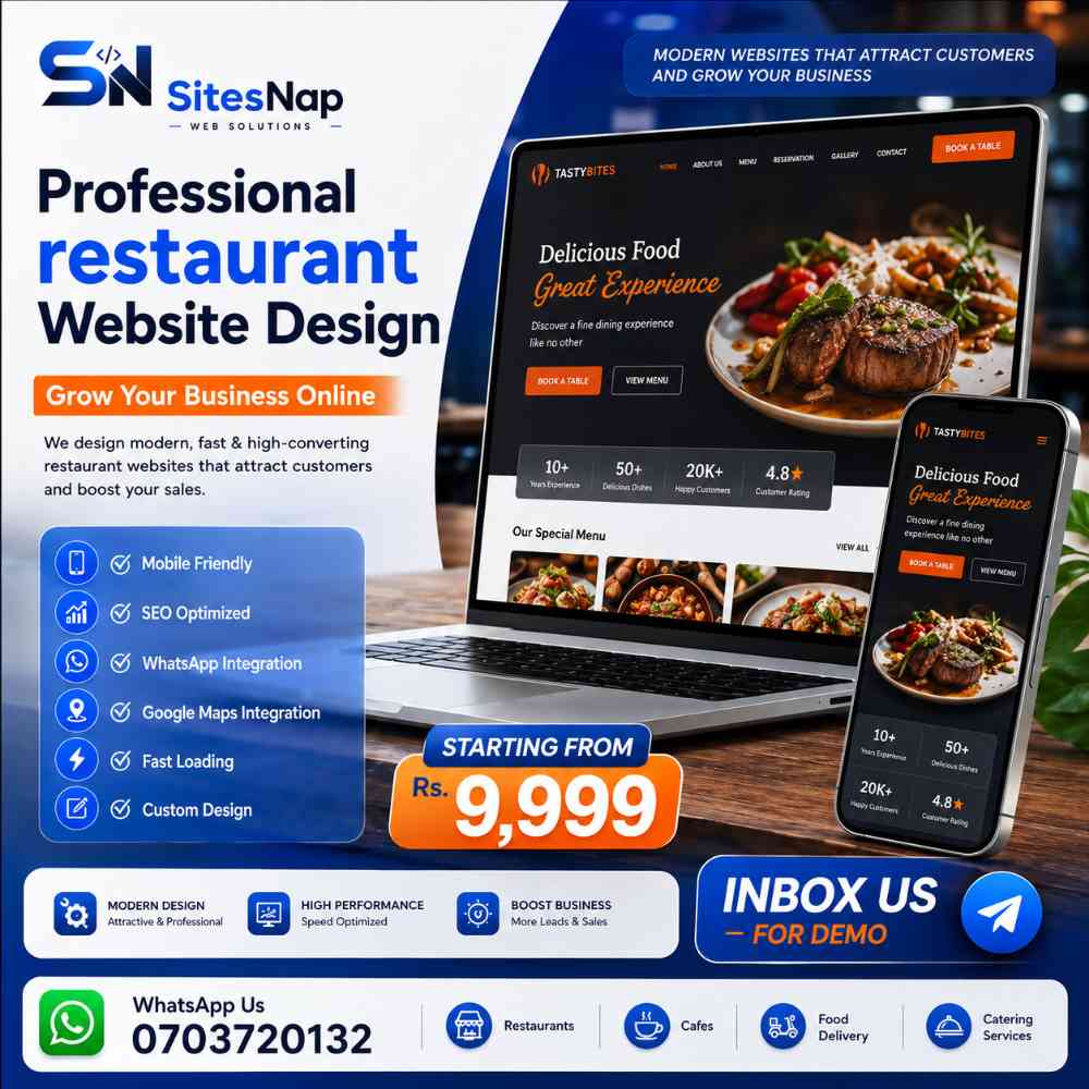 Website design and development for small business