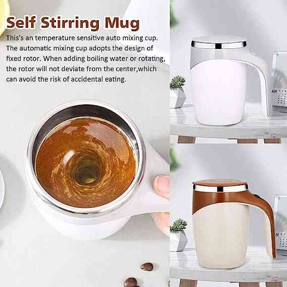 Self stirring kettle