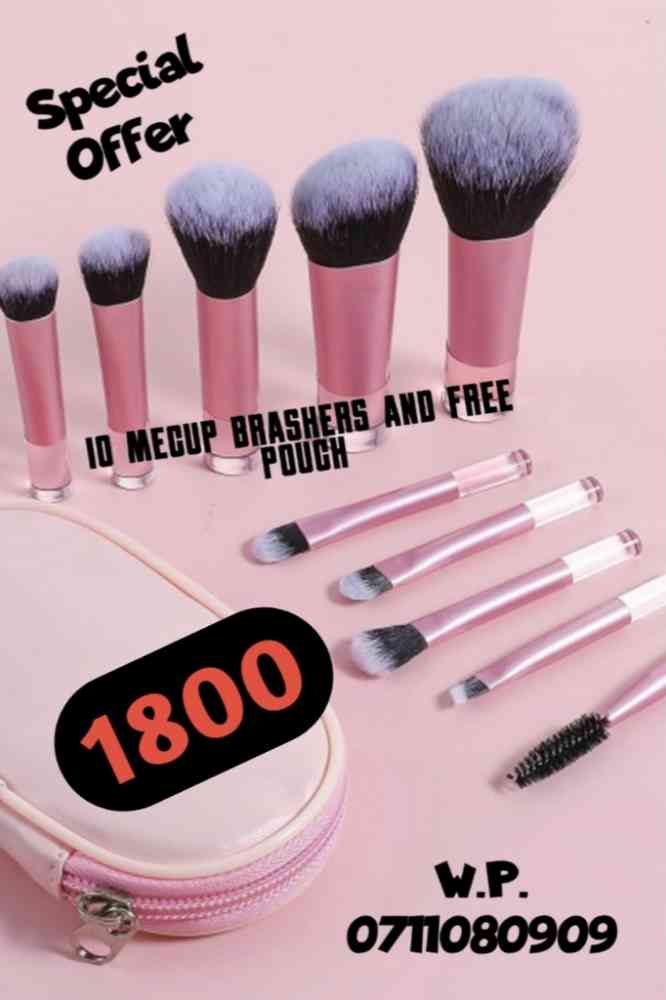 10 Pcs makeup brushes